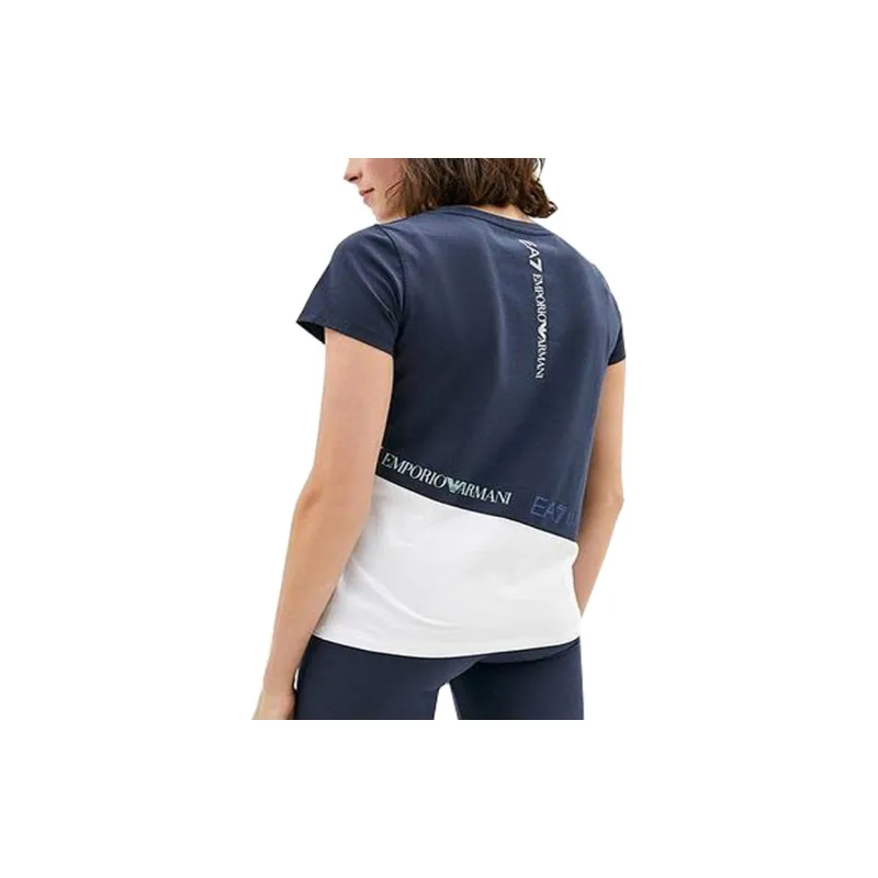 EMPORIO ARMANI EA7 T Shirts Women's Navy-2