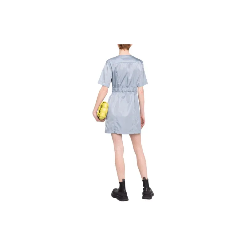 Givenchy Metallic Zip detail Short sleeved Dress-2