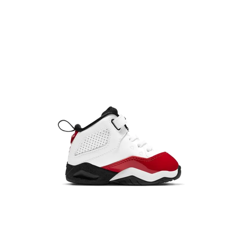Jordan B'Loyal Cushioning, Wear Resistant High Top Vintage Basketball Shoes White Red Black Infant And Toddler-1