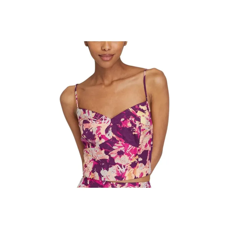 CLUB MONACO Camisole Women's Fuchsia Print-3