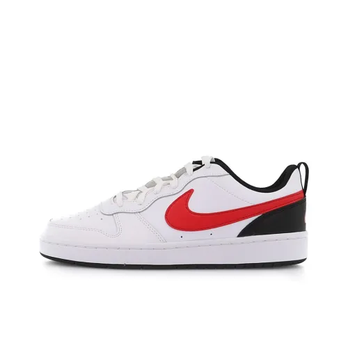 Nike Court Borough 2 Low White University Red GS