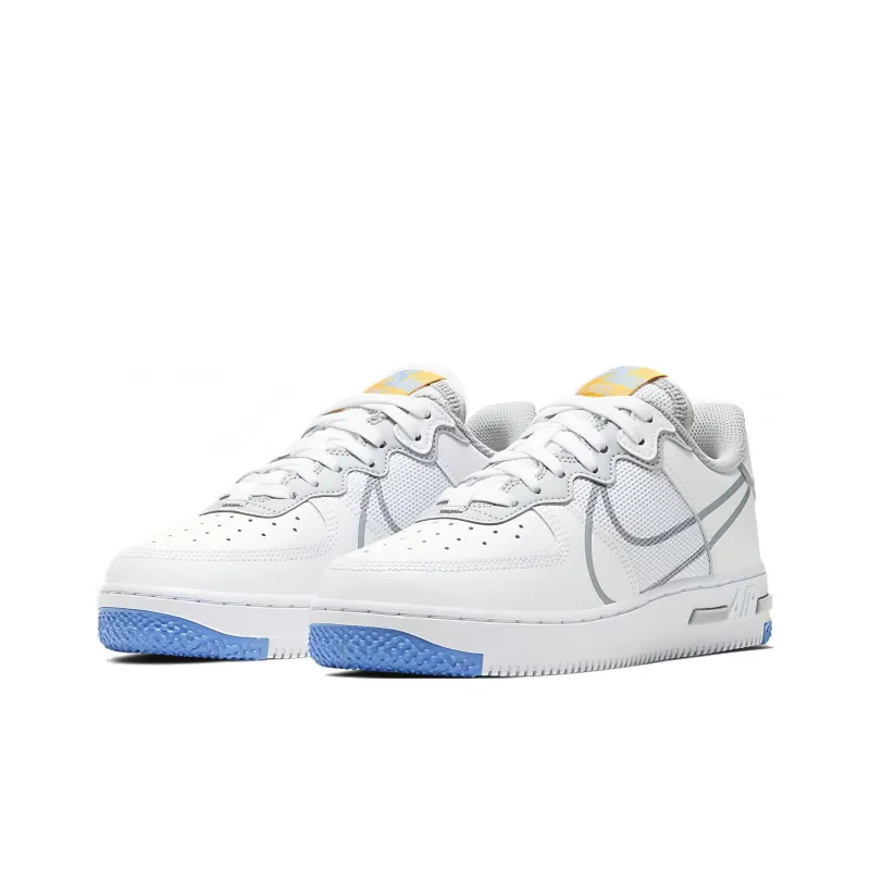Nike Air Force 1 Low React SU White Light Smoke Grey GS-2