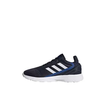 Adidas Neo ZedRunning 'Black Blue' Breathable Low Top Kids' Running Shoes Dark Blue Children Aged 3 7 Years Old