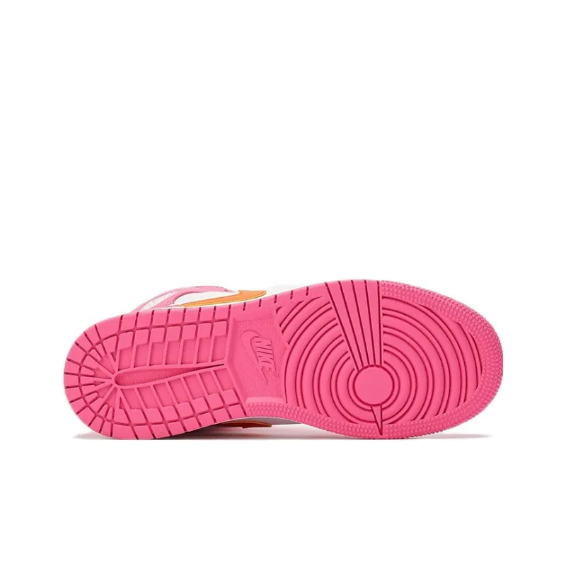 Air Jordan 1 Mid GS 'Pinksicle Orange'-4