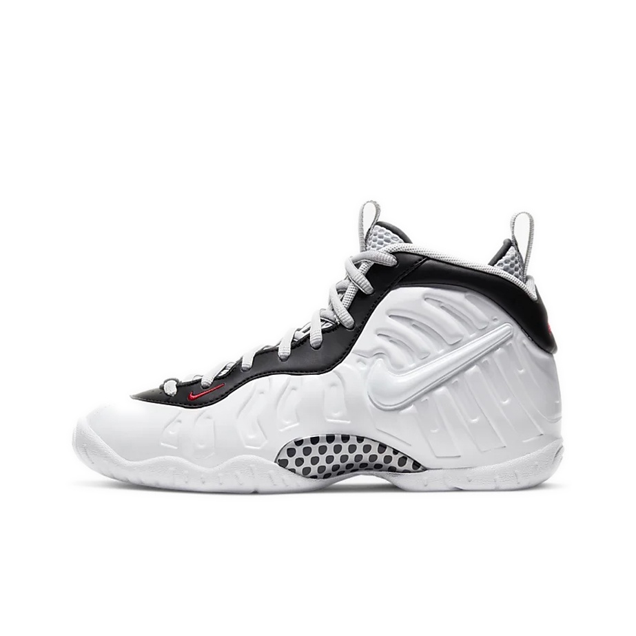 Nike Air Foamposite Pro White Black University Red GS POIZON