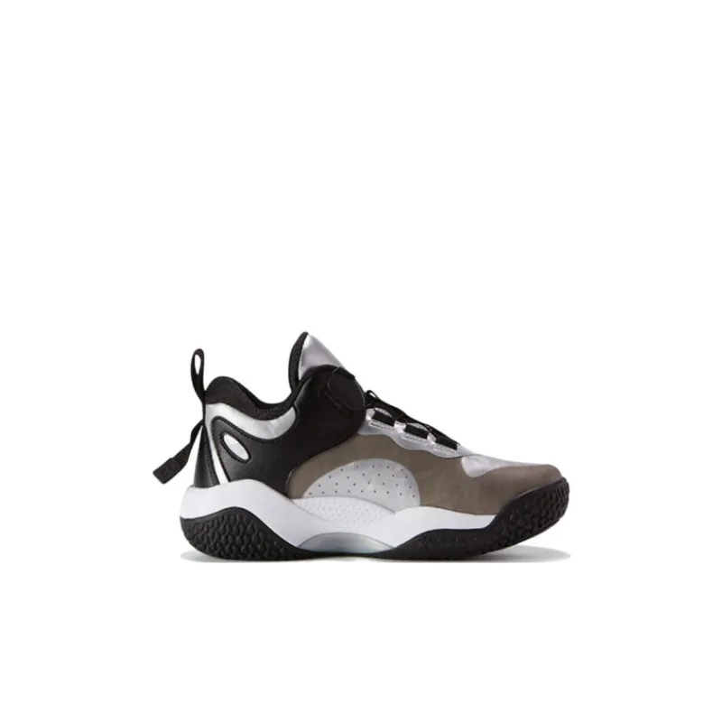 FILA KIDS Low Top Children's Basketball Shoes Black Silver Gray Kids'-1