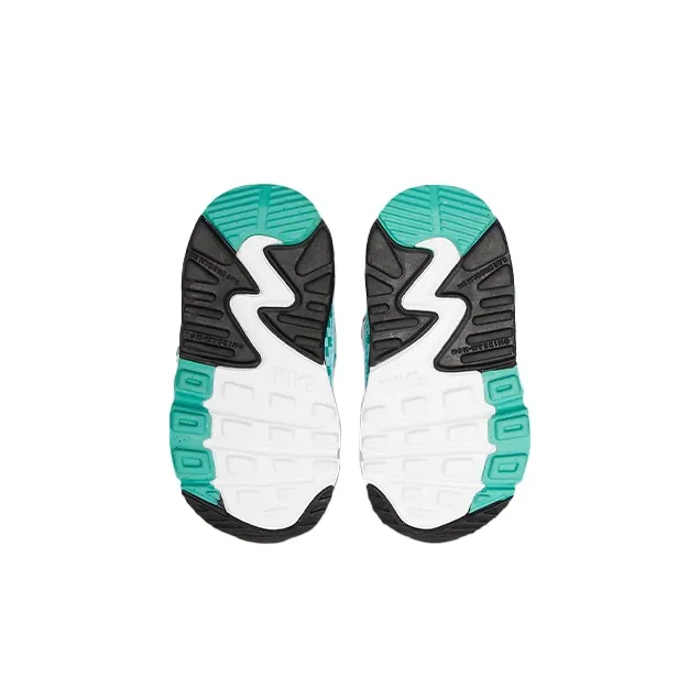 Nike Air Max 90 Low Top Toddler Shoes White Green Infant And Toddler-5