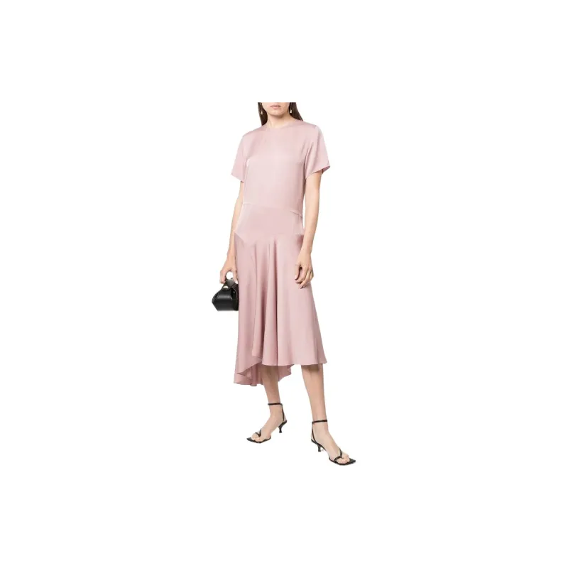 THEORY Short-Sleeved Dresses Women's Pink-1