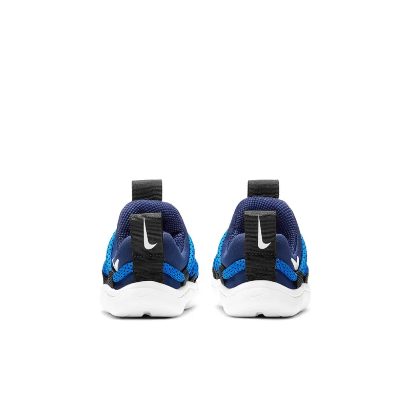 Nike Novice Slip Resistant Cushioning Abrasion Resistant Low Top Casual Athletic Shoes Blue Black Infant And Toddler-4
