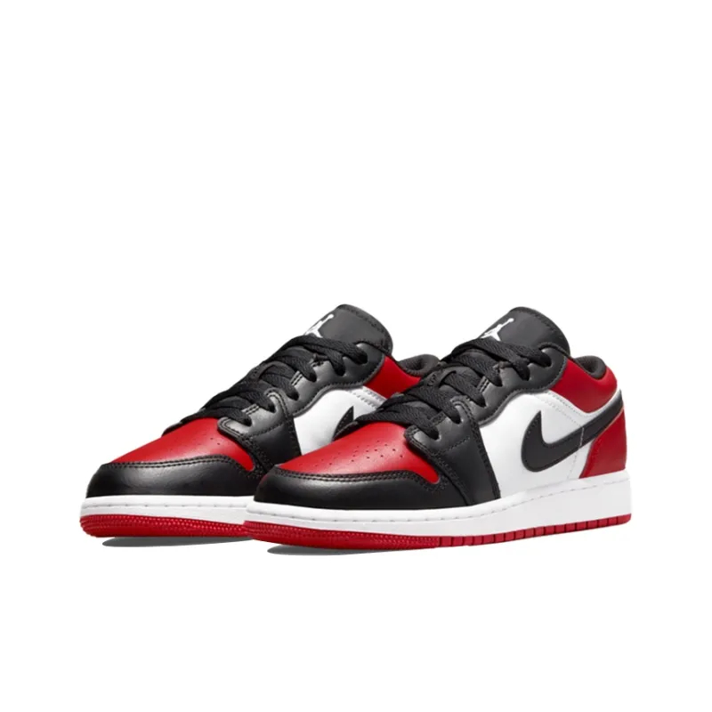 Jordan 1 Low Bred Toe GS-2