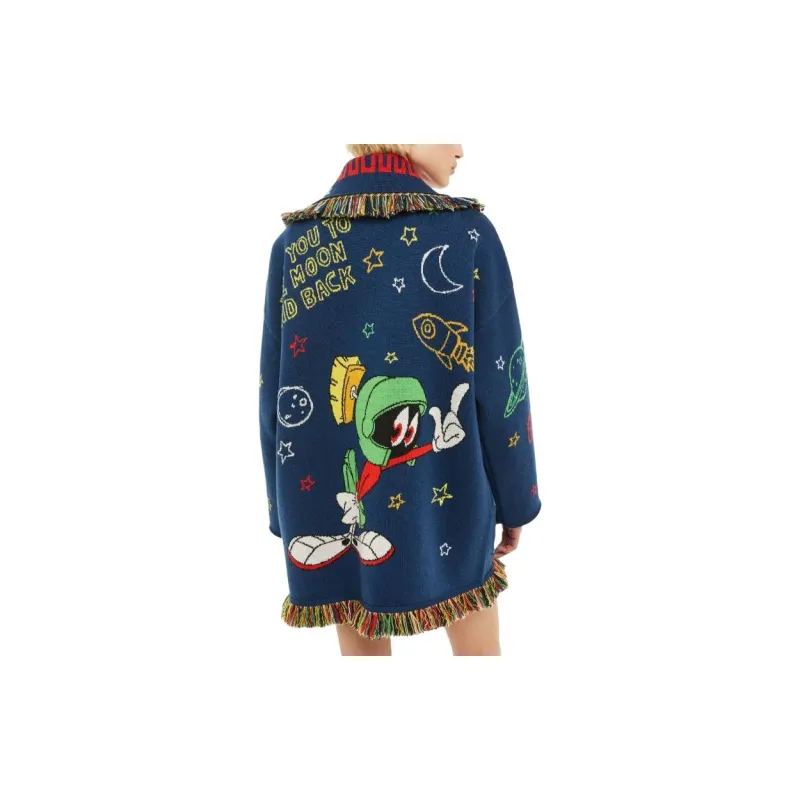 Alanui X Looney Tunes Marvin The Martian Cardigan-3