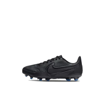Nike Tiempo Legend 9 Club MG Slip Resistant Cushioning Abrasion Resistant Low Top Kids' Soccer Shoes Black Blue Kids'