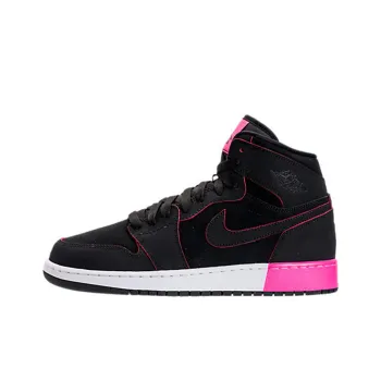 Jordan 1 Retro High Black Hyper Pink White GS