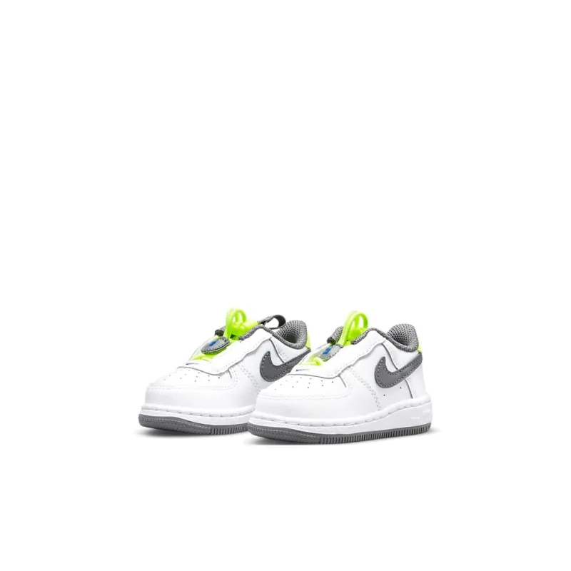 Nike Air Force 1 Toggle Low-Top Skateboard Shoes White Gray Green Infant And Toddler-2