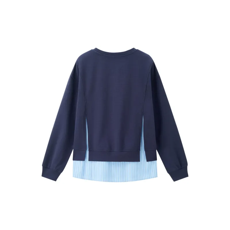 UNIQLO Sweatshirt Women's Dark Royal Blue-1