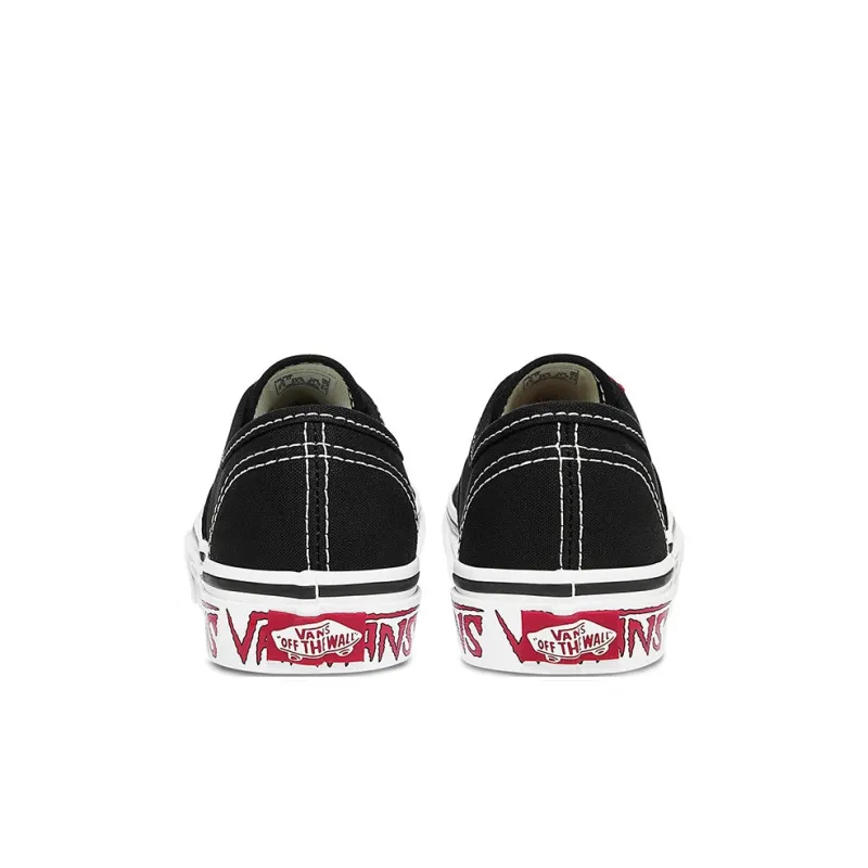 Vans Authentic   Kids 'Sketch Sidewall - Black Red'-3