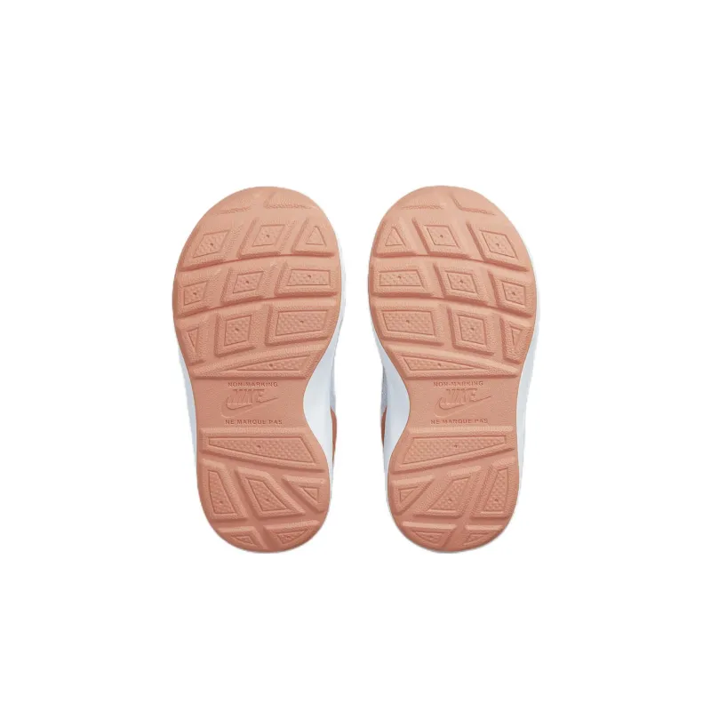 Nike Wearallday Slip Resistant Cushioning Abrasion Resistant Low Top Toddler Shoes White Orange Infant And Toddler-5