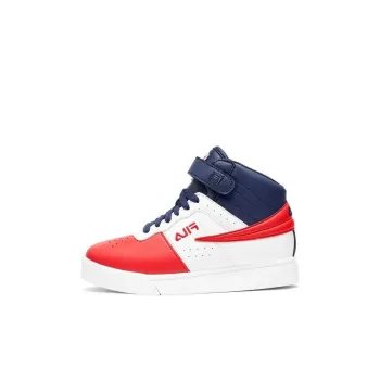 FILA KIDS Zapatilla Cushioning, Wear Resistant High Top Kids' Skateboarding Shoes White Blue Red Kids'