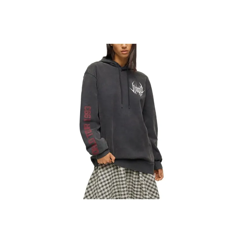 HUGO BOSS FW23 Sweatshirt Women's Black-1