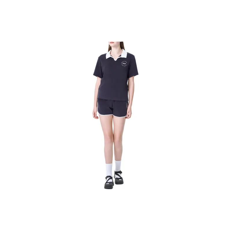 FILA Regular T Shirt Women's Ink Dark Blue-2