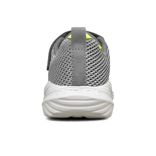 Skechers Abrasion Resistant Slip Resistant Casual Shoes Gray Kids'-3