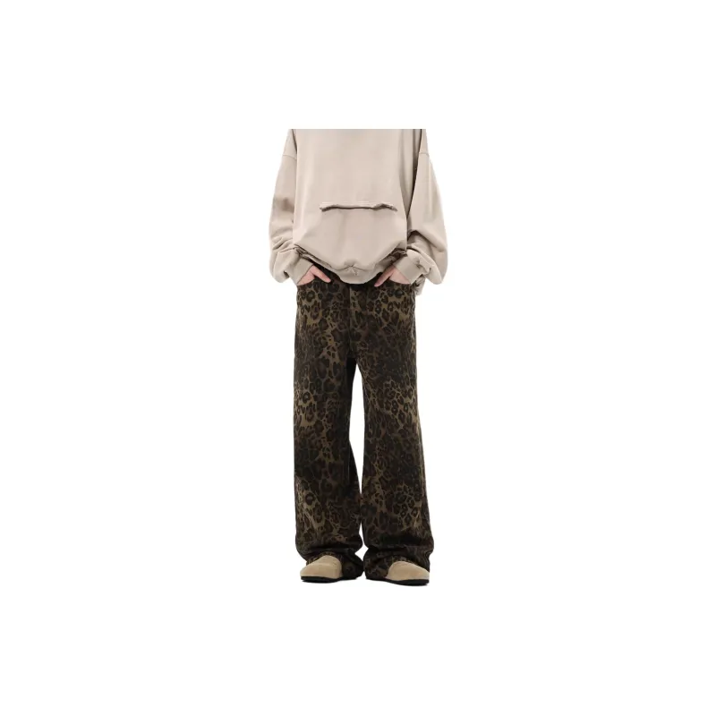 Paddy Julia Jeans Unisex Leopard Print-2