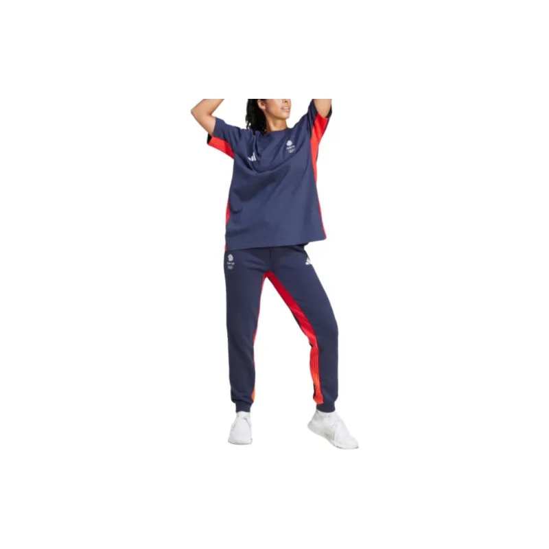 Adidas UK Training Wear Olympics Collection TEAM GB DANCE CARGO JOGGERS Casual Pants Women's Blue-3