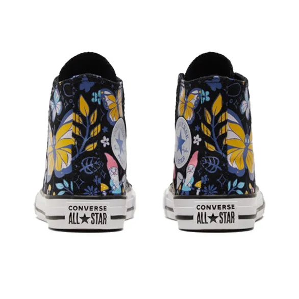 Converse Chuck Taylor All Star Anti Slip Wear Resistant High Top Kids Canvas Shoes Black Multicolor Teenagers-3