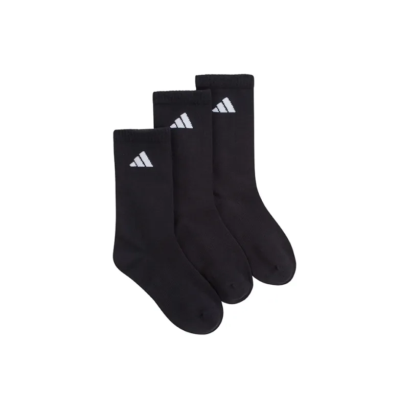 Adidas Mid Calf Socks Unisex 6 Pack Black-1