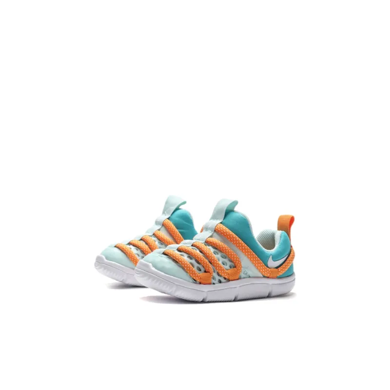 Nike Novice BR Slip-Resistant Cushioning Wear-Resistant Low-Top Toddler Shoes Blue Orange Infant And Toddler-2