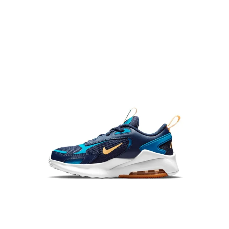 Nike Air Max Bolt Low Top Kids Lifestyle Shoes Blue Apricot Children Aged 3 7 Years Old-0