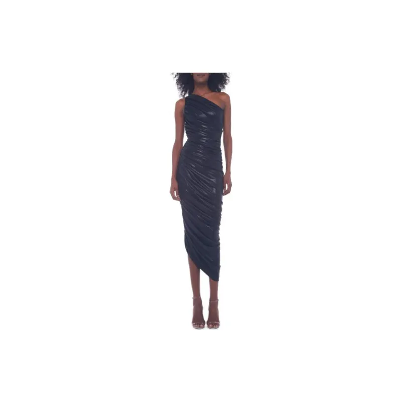 NORMA KAMALI Diana One Shoulder Dress-2