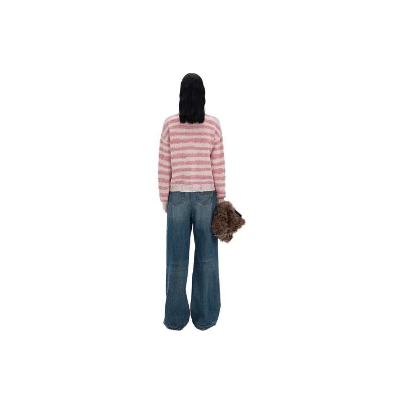 Self Who Sweater Women's Cherry Blossom Pink-1
