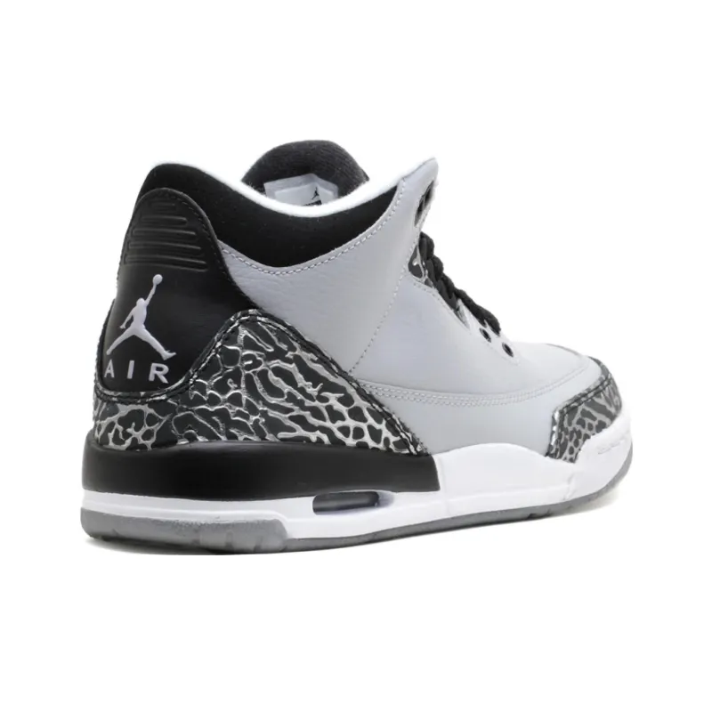 Jordan 3 Retro Wolf Grey GS - POIZON