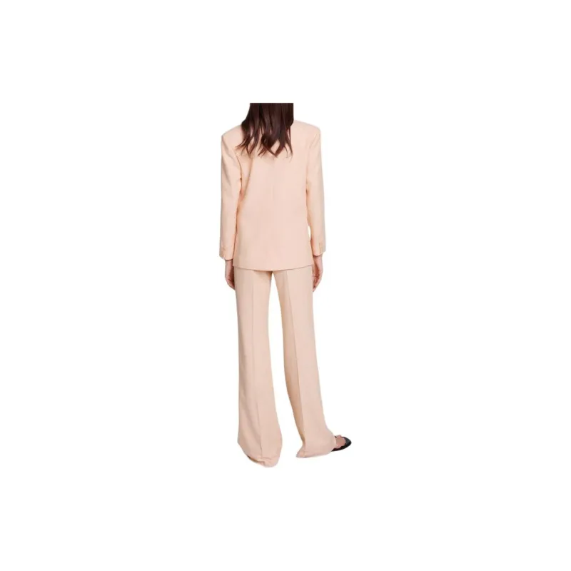 Maje Single-breasted Twill Blazer-2