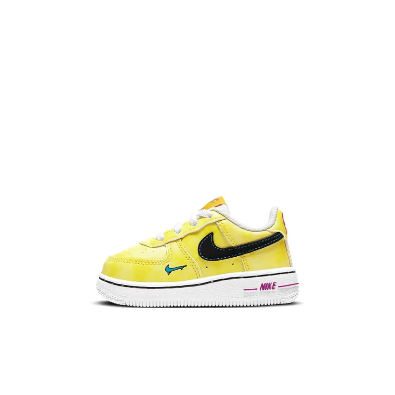 Nike Air Force 1 Slip Resistant Shock Absorbers With Abrasion Resistant Properties Low Top Toddler Shoes Baby-0