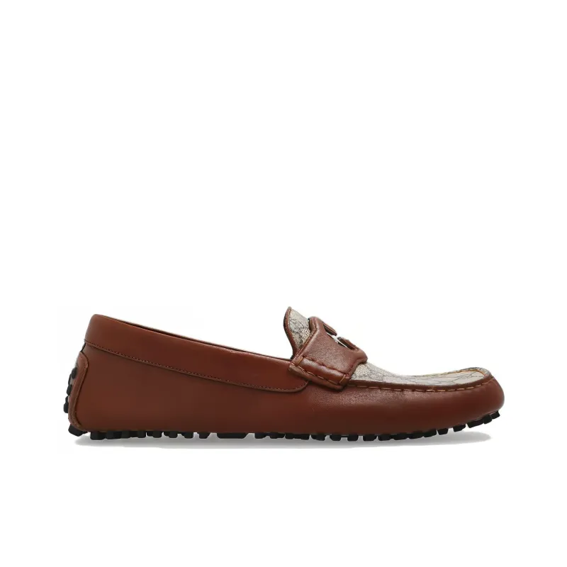 GUCCI Interlocking G Slip on Loafers-1