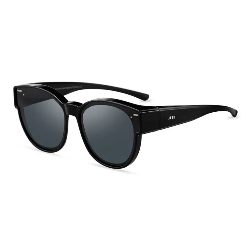 Jeep TR/Memory Plastic Round Sunglasses JSR2054 Unisex-6