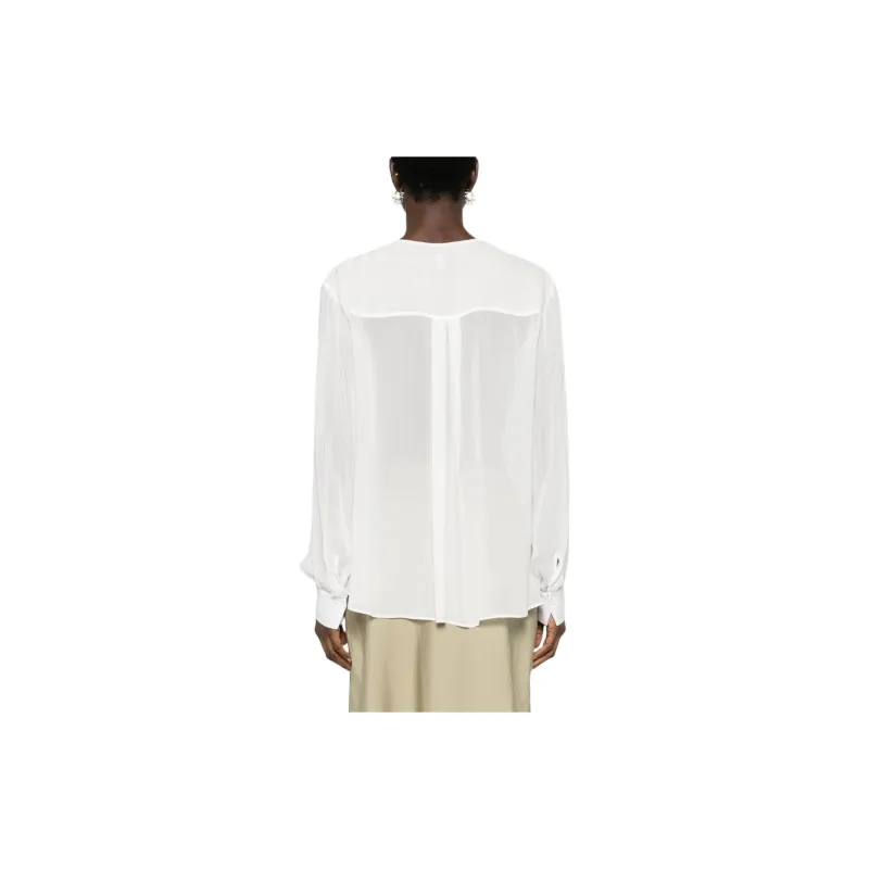 PINKO Ruffled Long sleeve Shirt-10