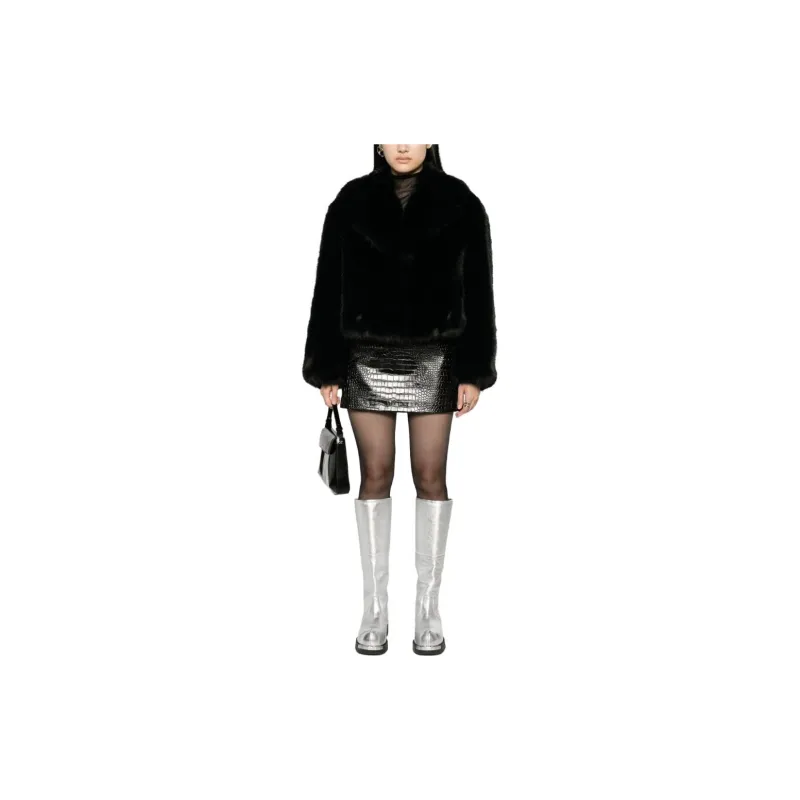 STAND STUDIO Samara Faux Fur Jacket-1