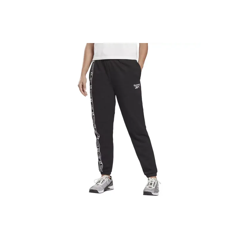 Reebok TAPE PACK PANT Knitted Sports Pants Women's Black-2