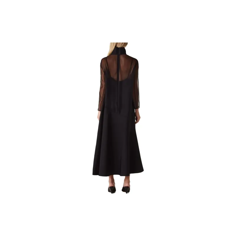 KHAITE Bellamy Silk Midi Dress-2
