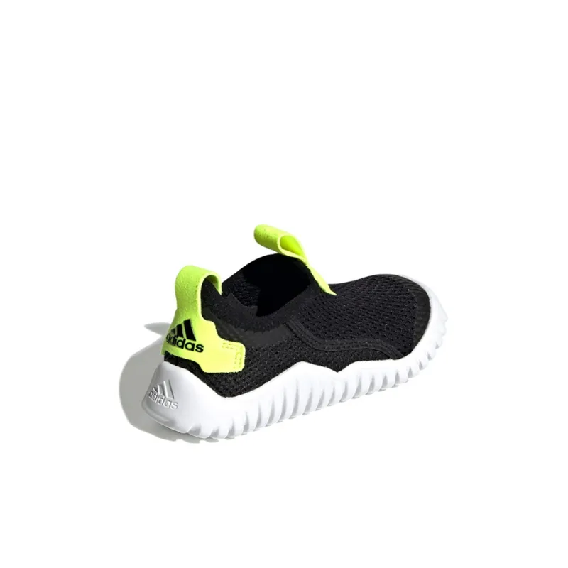 Adidas Rapidazen S .Rdy C Anti Slip Wear Resistant Low Top Sports Casual Shoes Black Green Children Aged 3 7 Years Old-3