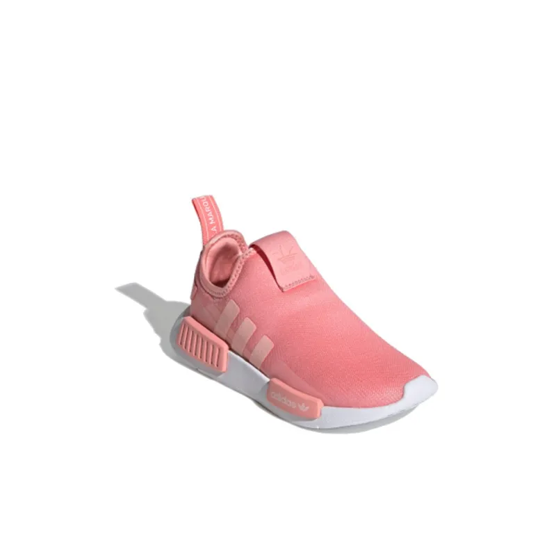 Adidas Originals NMD 360 C Non-slip Lightweight Low-Top Running Shoes Pink White Children Aged 3-7 Years Old-2