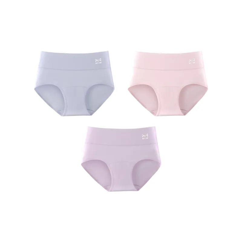 MIIOW Solid Cotton Underpants Women's 3 Pack-5