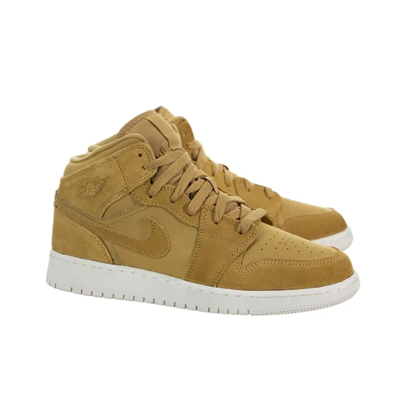 Jordan 1 Retro Mid GS Golden Harvest-1