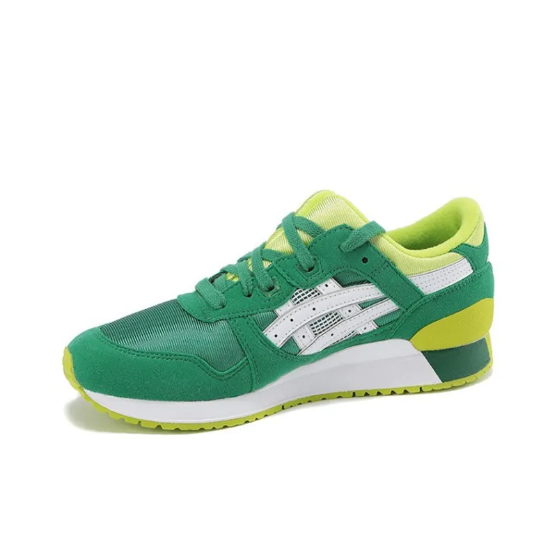 Asics Gel Lyte 3 Low Top Kids' Running Shoes Green Yellow Teenagers-1