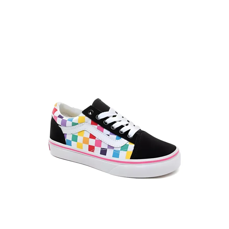 Vans Old Skool   Little Kids 'Rainbow Checkerboard'-2