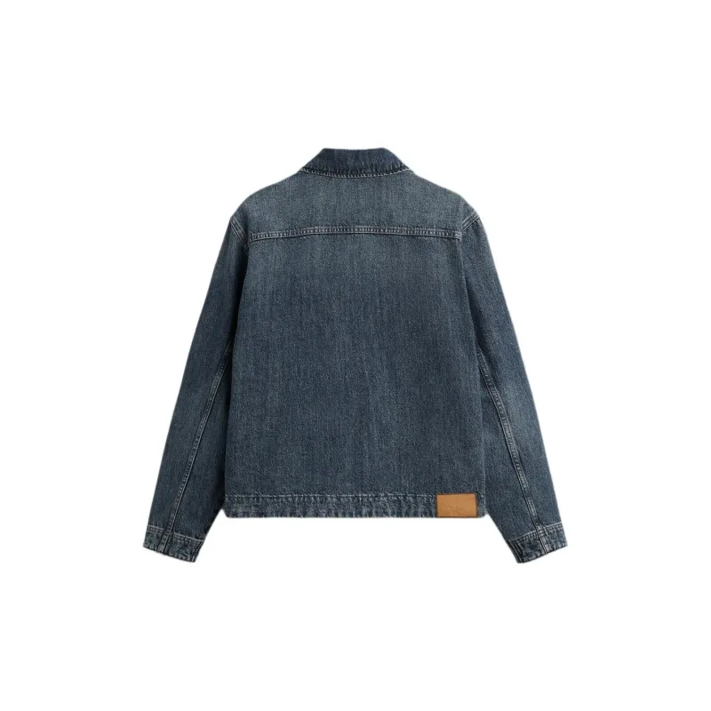 ZARA Denim Jackets Men Blue-1