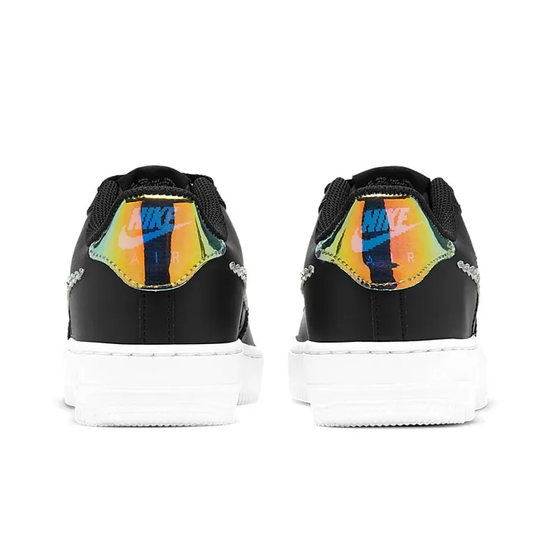 Nike Air Force 1 Low LV8 Digital Swoosh Black GS-4